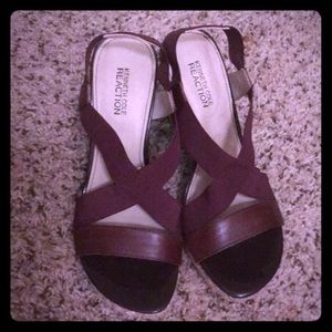 🛍REACTION Kenneth Cole Brown Espadrille Sz 8